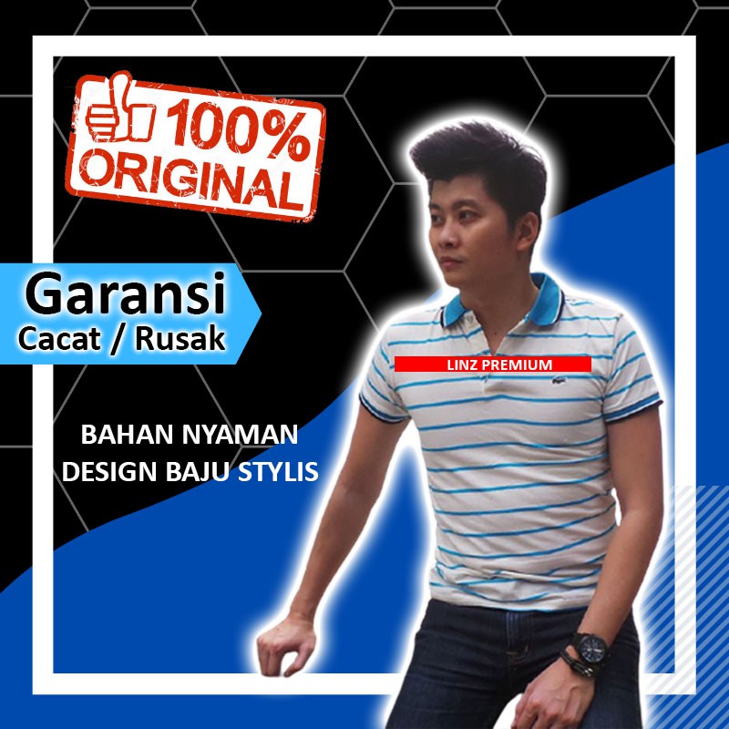 KAOS POLO LACOSTE QUICKY DRY ELEGAN RAJUT PRIA RAMAYANA IMPORT IMPOR PRIA XXL KOMBINASI KATUN A54