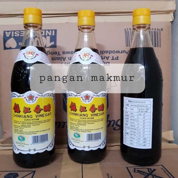 

Siap Kirim Chinkiang Vinegar ( Cuka Hitam ) 550Ml