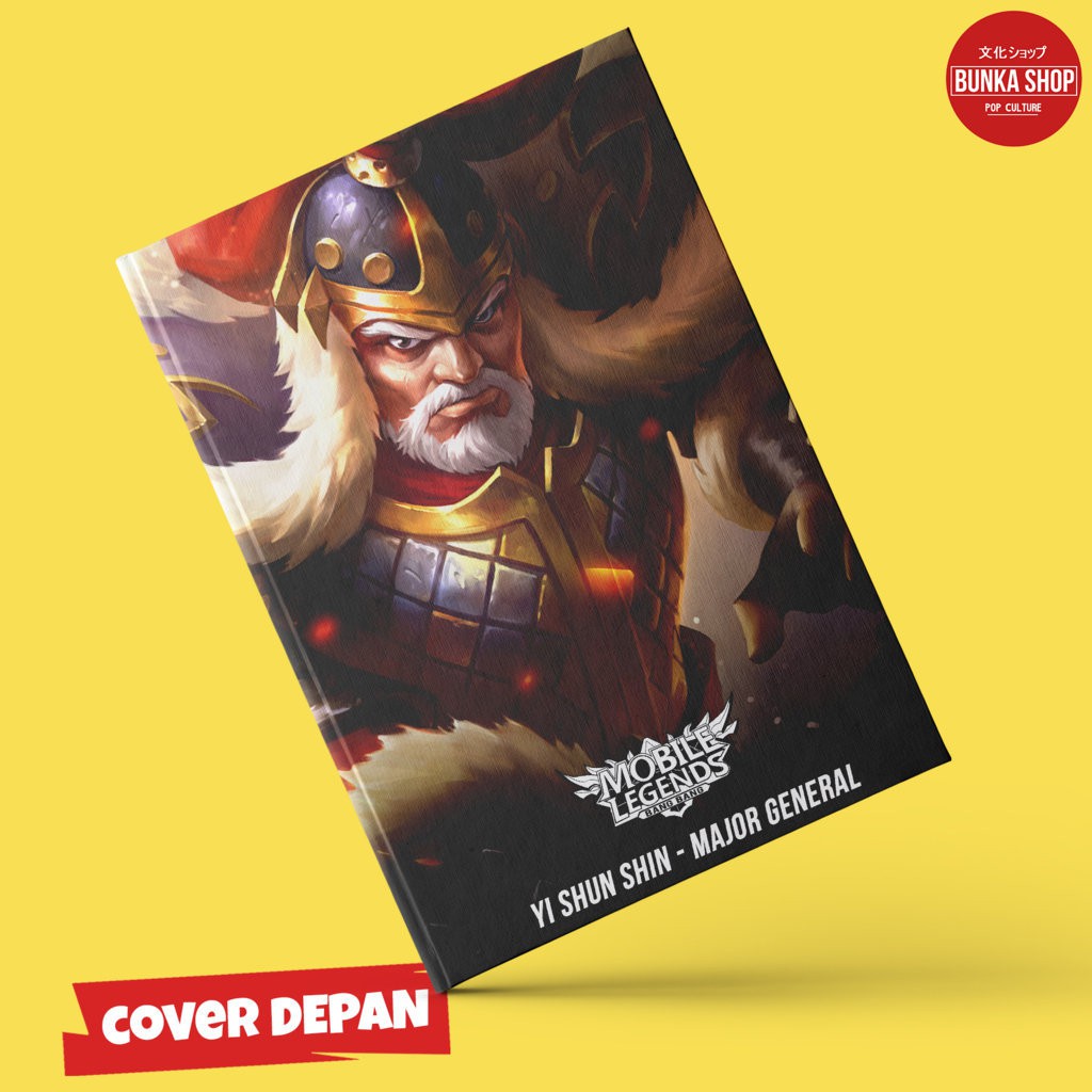 

Note Book Hardcover Game Mobile Legends Yi Shun Shin General Ukuran A5 Buku Tulis Catatan Murah Jurnal Agenda Planner Notebook Gift Couple