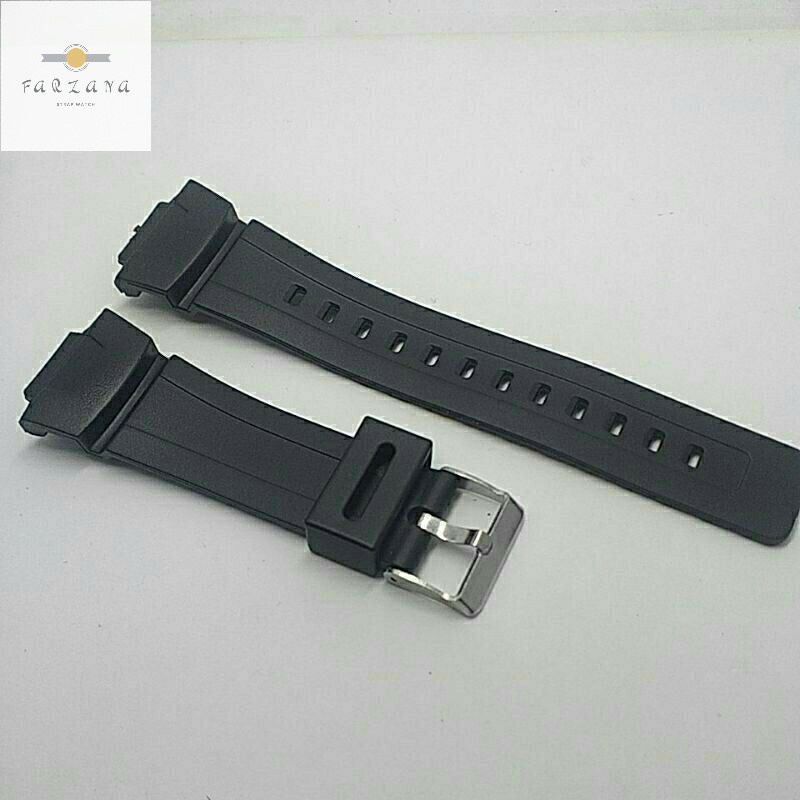 Strap By Farzana STRAP TALI JAM TANGAN CASIO G-SHOCK GSHOCK G-2110 G2110 G 2110 HITAM TALI RUBBER JA