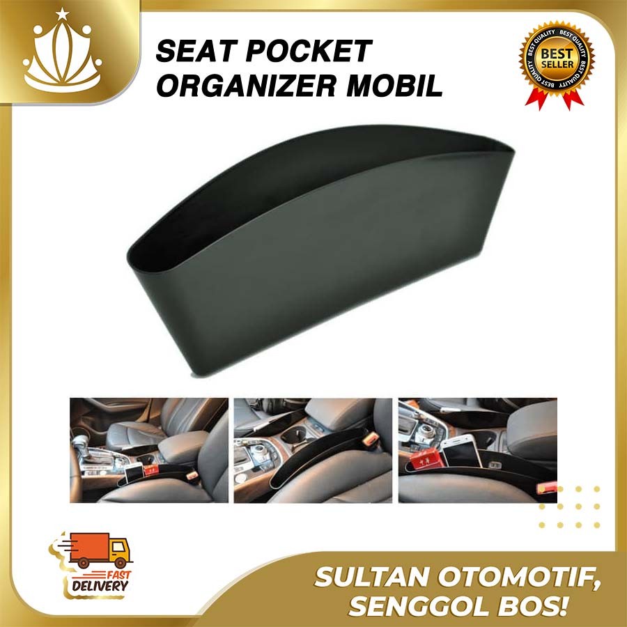 Seat Pocket Organizer / Rak Samping kursi / Tempat Dompet Gadget