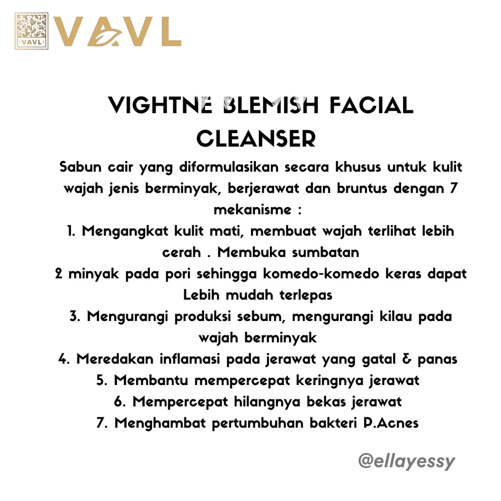 VAVL BLEMISH FACIAL CLEANSER
