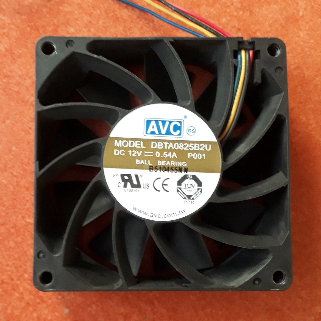 Kipas AVC 8x8 12 volt 0.54 ampere