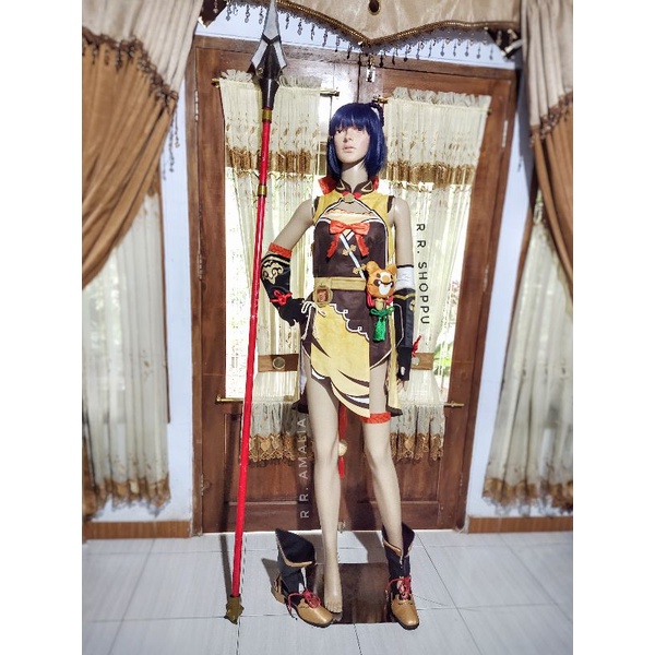Sewa/Rental kostum cosplay Xiangling Gensin impact