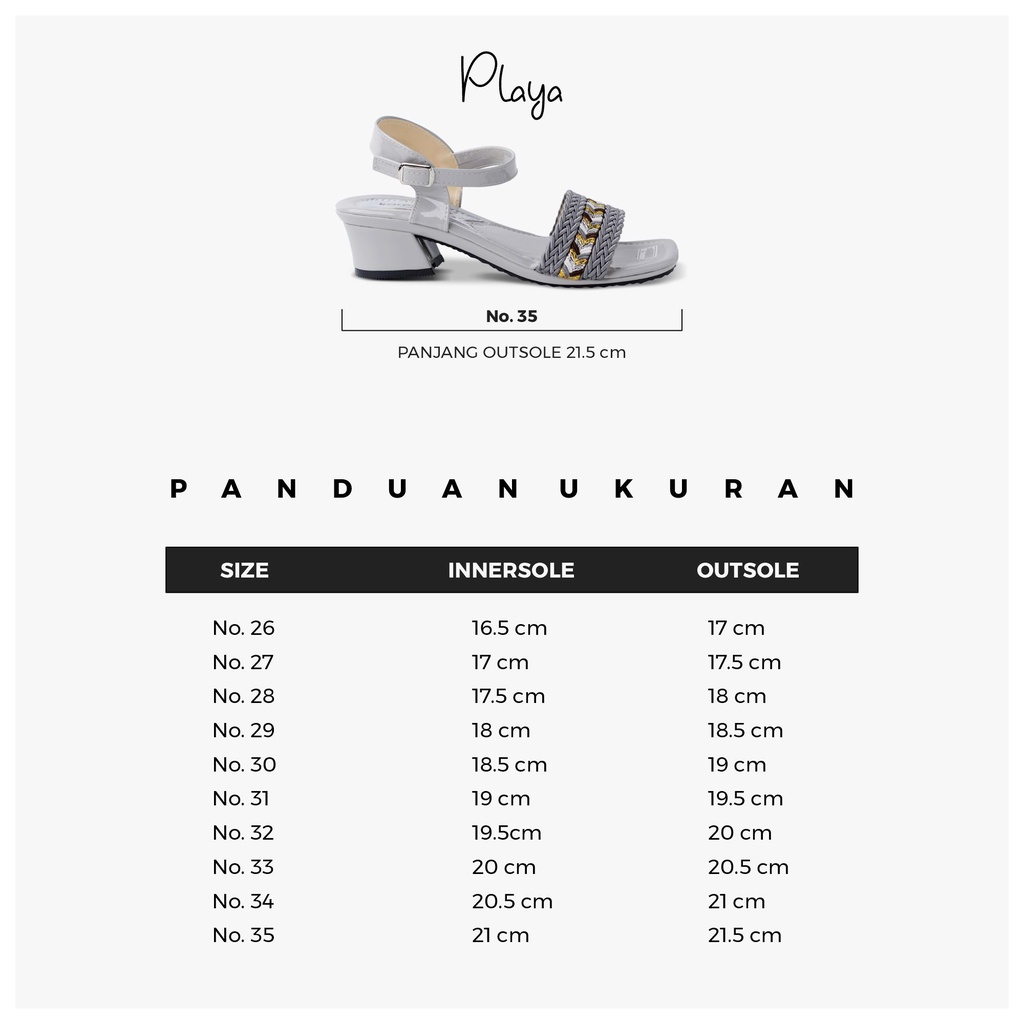 Vayatasya Karenina | PLAYA / Sepatu Sandal Slip-on anak perempuan tali