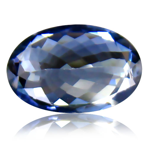Certified Oval 2.00ct 10x6.7mm Natural Bluish Violet TANZANITE Tanzania TZ108