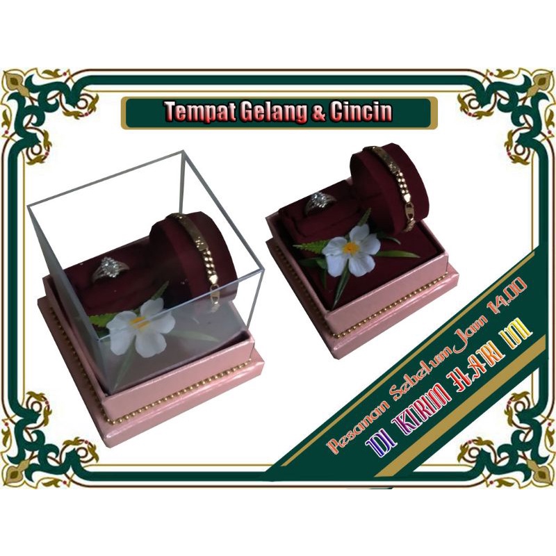 TEMPAT GELANG DAN CINCIN PERNIKAHAN,TEMPAT GELANG DAN CINCIN SESERAHAN,TEMPAT GELANG DAN CINCIN HANTARAN,TEMPAT GELANG DAN CINCIN TUNANGAN,TEMPAT GELANG DAN CINCIN PERHIASAN AKAD NIKAH,KOTAK PERHIASAN SESERAHAN,KOTAK HANTARAN PERNIKAHAN,BOX GELANG CINCIN