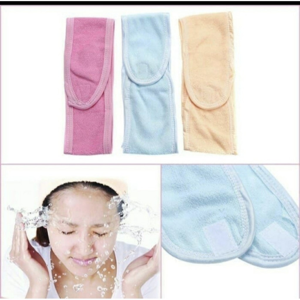 Bando Cuci Muka Beauty Towel Murah Warna Warni