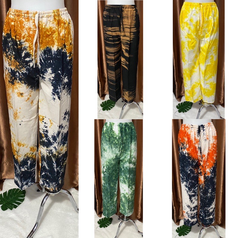 Celana Kulot Tie Dye