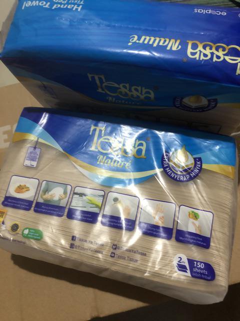 Tisue Dapur Tessa Nature 2 Ply 150 Sheet
