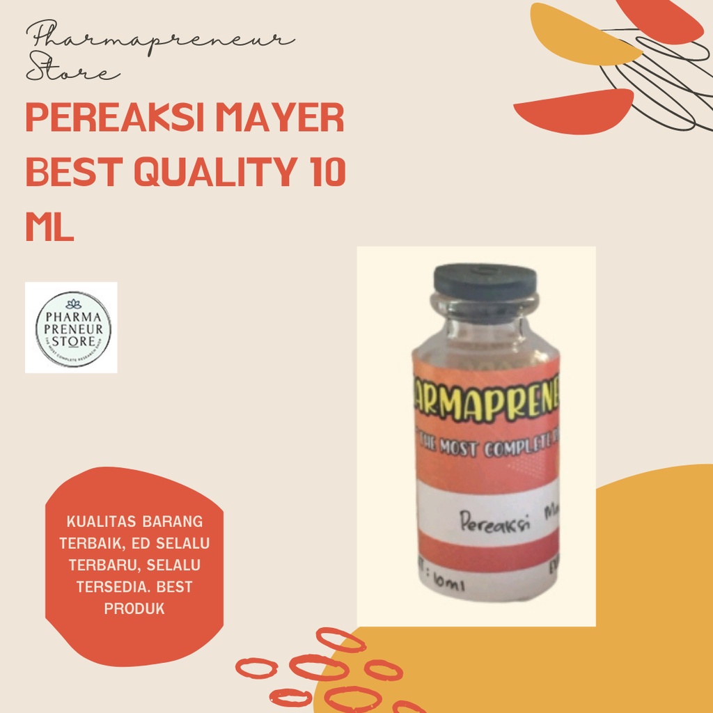 Pereaksi Mayer Best Quality 10 ML