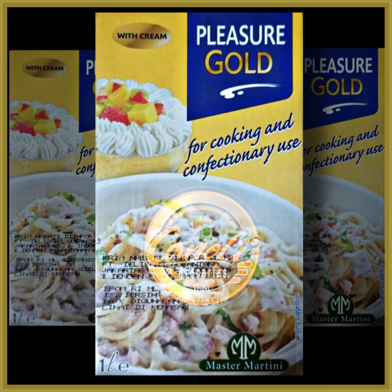 

pleasure gold 1 liter / cooking cream master gourmet gold