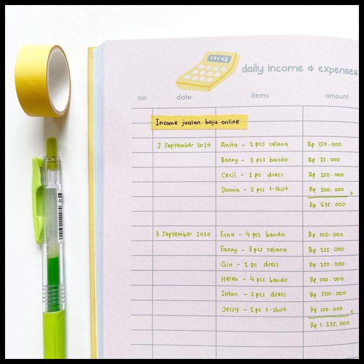 

PROMO BUKU COUNT ON ME FINANCIAL PLANNER PEEKMYBOOK / PEMASUKAN PENGELUARAN PROMO