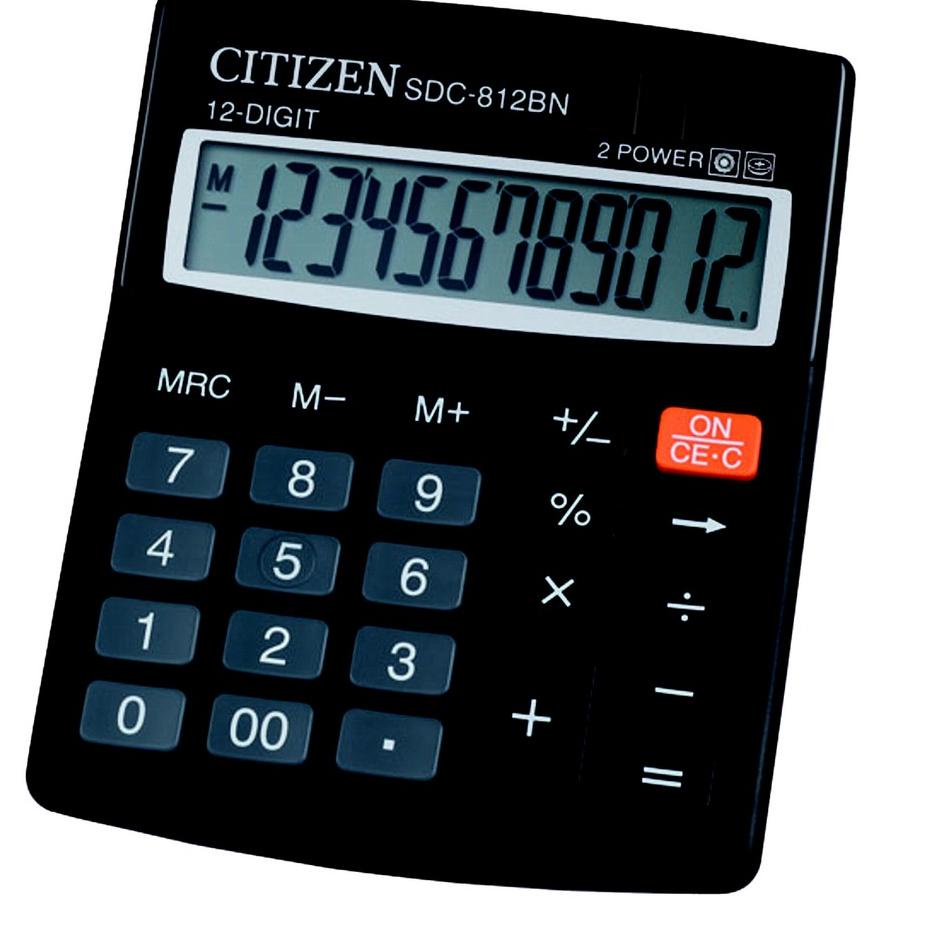 

Sale!! Kalkulator Citizen SDC-812BN 12 Digit / 2 Power / Kalkulator CT 812BN Terbaru