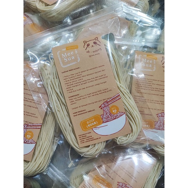 

Misua instan ahmiong / kuah atau kering