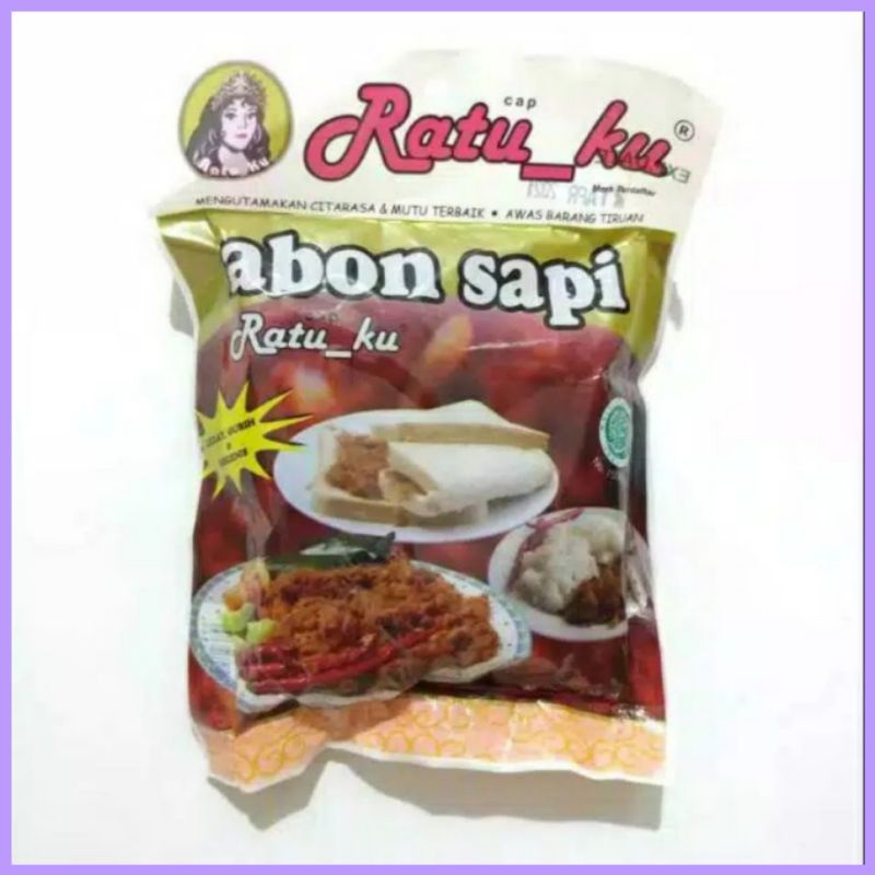 Abon sapi cap Ratu ku berat 100 gr by zellshop