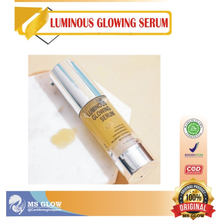 MS GLOW LUMINOUS GLOWING SERUM / SERUM LUMINOUS MS GLOW / SERUM LUMINOUS / MS GLOW