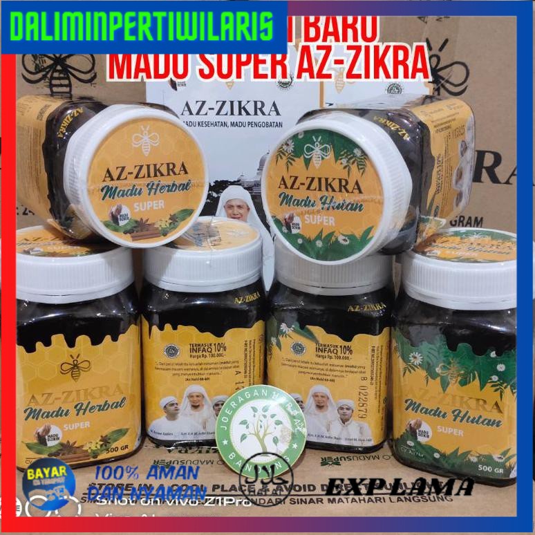 

( BISA COD ) Madu Azzikra Kemasan Baru 500gr Asli STOK TERBATAS [Kode 1|Kode 2|Kode 3|Kode 4|Kode