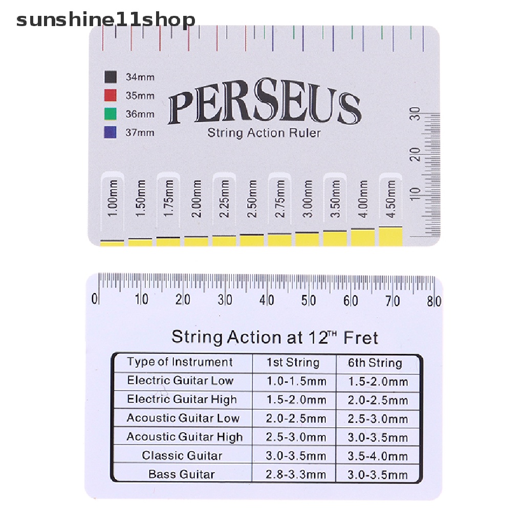 Sho Penggaris Pengukur Untuk Senar Gitar Elektrik