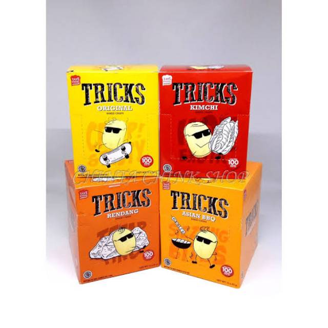 Jual TRICKS BAKED CRISPS POTATO ORIGINAL/ KIMCHI BISKUIT KENTANG ...