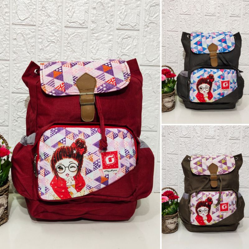 Tas Ransel sekolah Genic 27506 Original terbaru