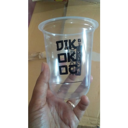 gelas cup OVAL 12 OZ