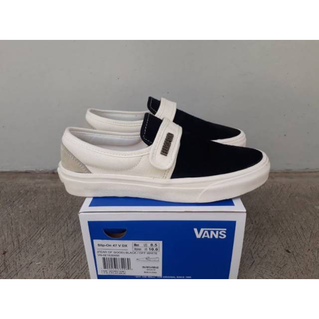 slip on velcro vans