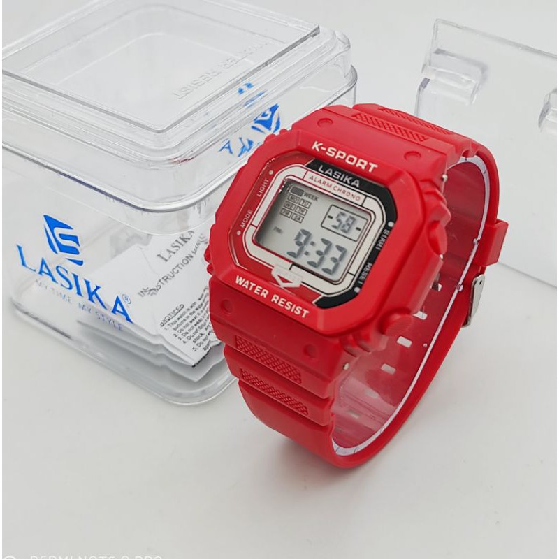 JAM TANGAN CEWEK COWOK SPORTY KEREN LASIKA ORIGINAL BEST PROMO