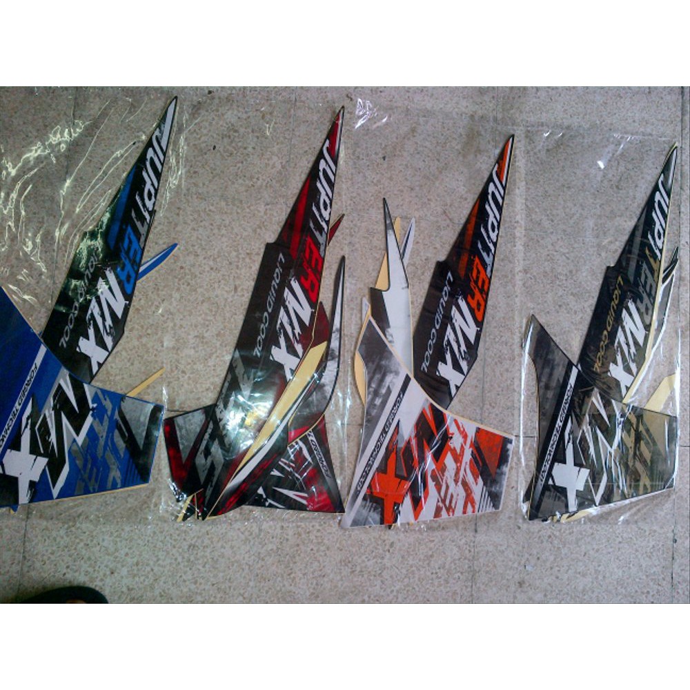 Sticker body jupiter mx - striping Motor Yamaha jupiter mx new 2014 #biru,merah,putih,hitam