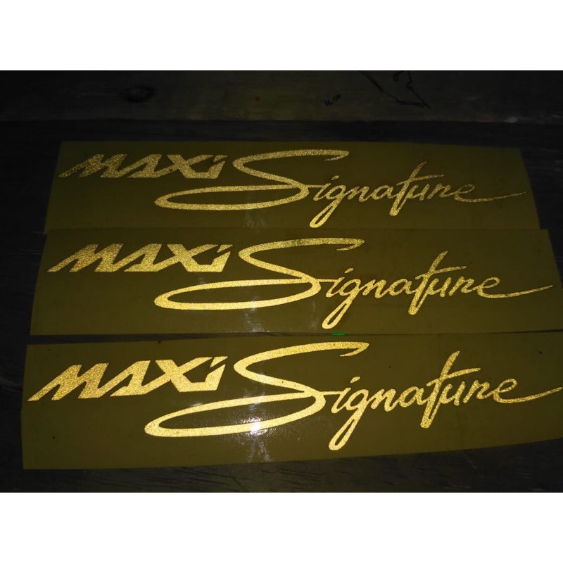 Sticker nmax - Stiker maxi signature cutting