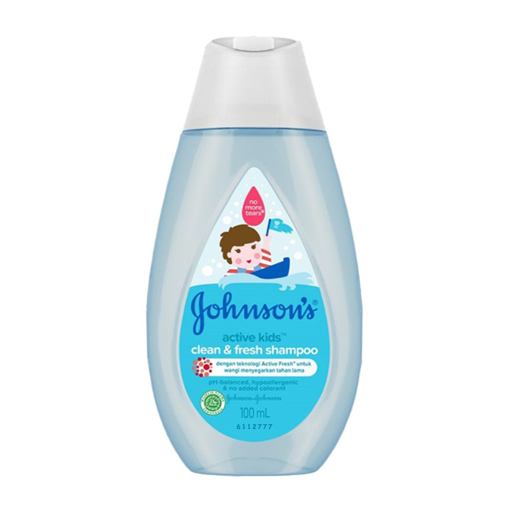 Johnson's Active Kids Clean &amp; Fresh Shampoo 100ml