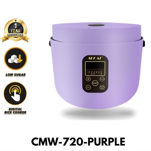 Sekai CMW 720 LS - Rice Cooker Digital low Sugar 1 liter