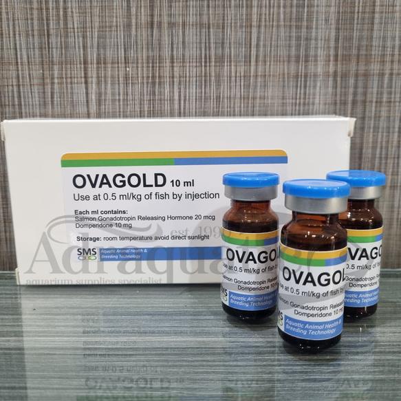 OVAGOLD 10ML OBAT PEMIJAHAN IKAN HORMON OVAPRIM GONADOTROPIN SALMON adr4q Ayo Beli