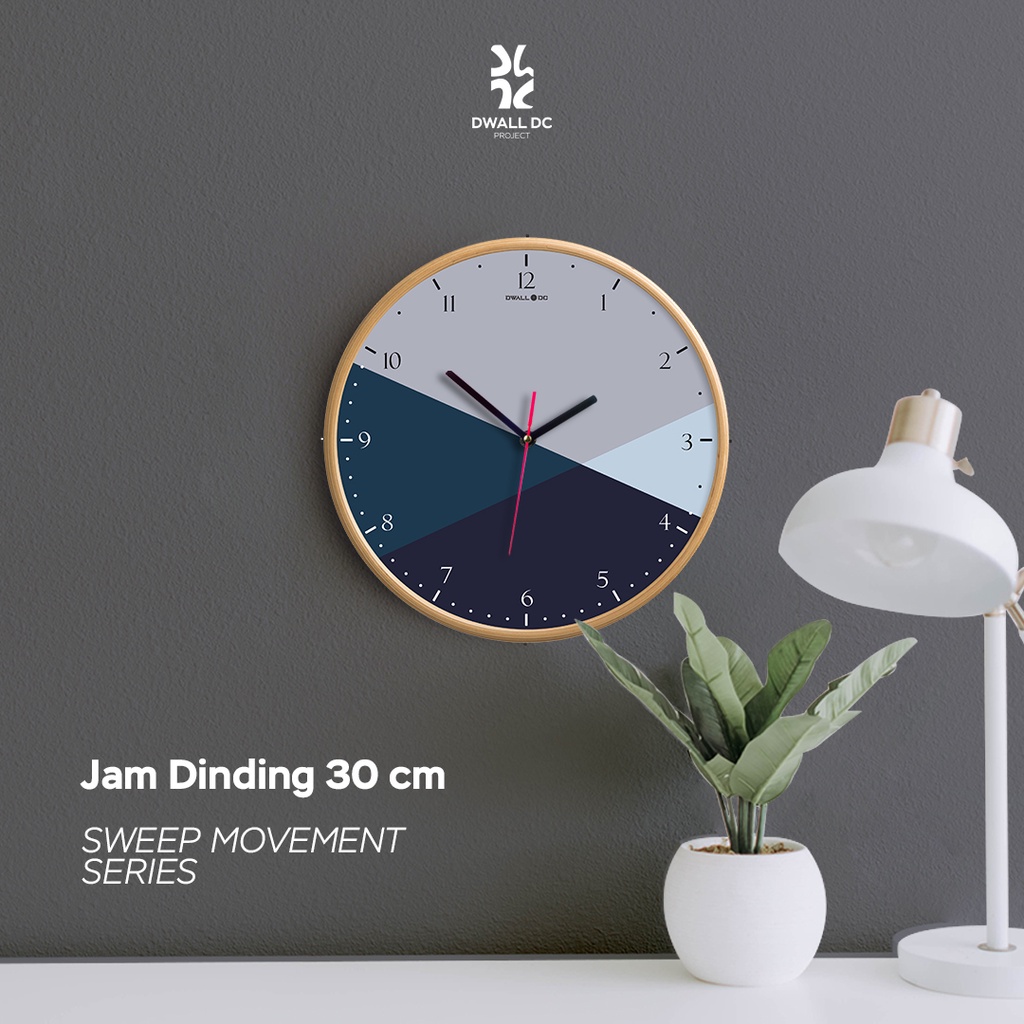 [SWEEP MOVEMENT SERIES] SCANDINAVIAN NUMBER - SCANDINAVIAN JAM DINDING MINIMALIS | AESTHETIC ART MINIMALIS | HIASAN DEKORASI |  - by DWALL DC