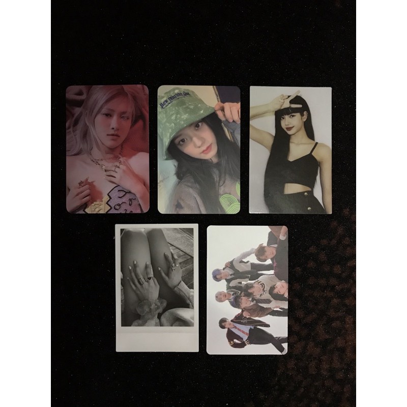 WTS PC Jisoo Bucket Hat,Rosé,Lisa & BTS