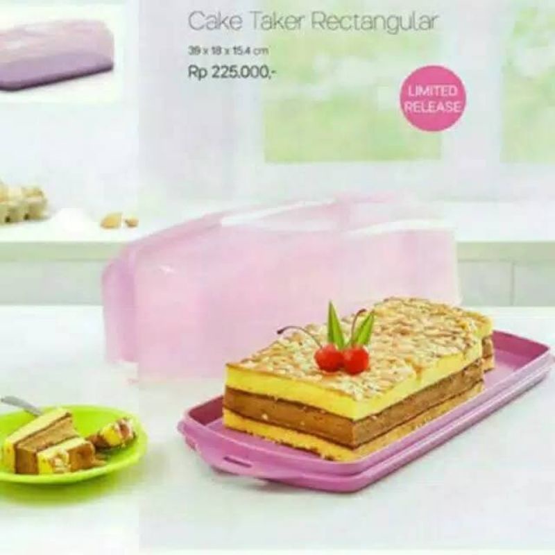 cake taker rectangular  Tupperware