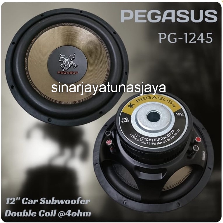 SUBWOOFER PEGASUS PG-1245 DC (12 INCH)