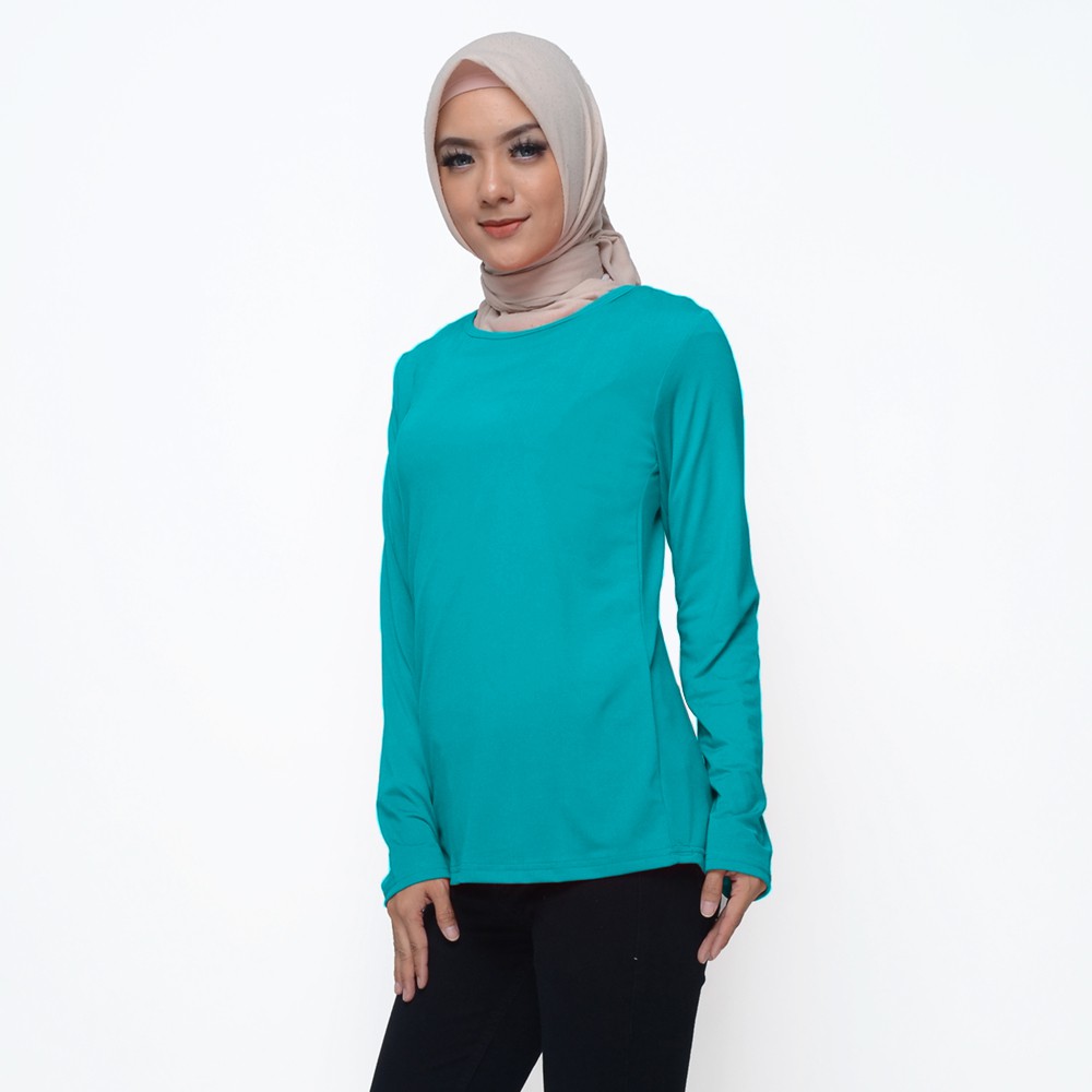 Kaos Tshirt lengan panjang wanita muslim model terbaru - XSHOP Simplicity