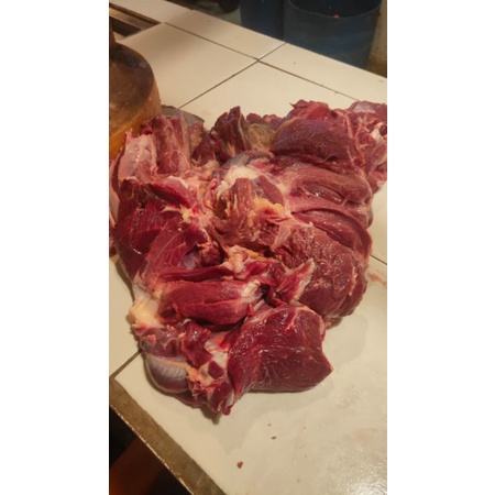 

Daging Kambing Segar Fresh 1KG Tanpa Tulang