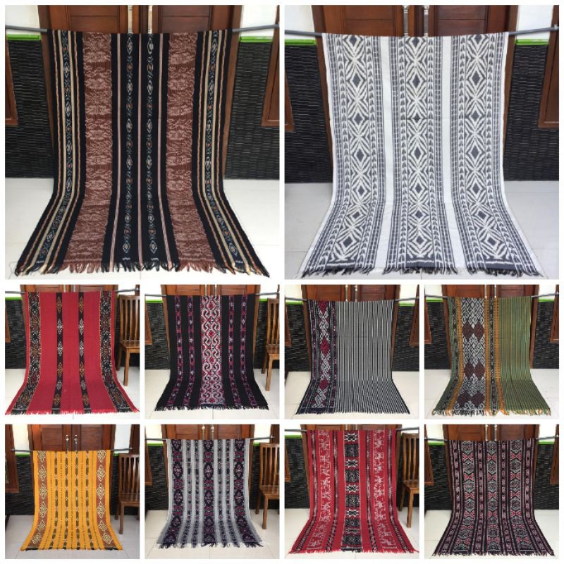 KAIN TENUN ETNIK 20 MOTIF SUMBA LOMBOK NTT TORAJA FLORES DAYAK TENUN JEPARA