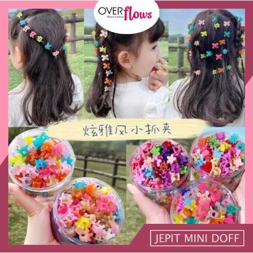 OVERFLOWS.ID Jepit Mini Doff Jepit Anak Jepit Rambut Jedai Mini Lucu Karakter