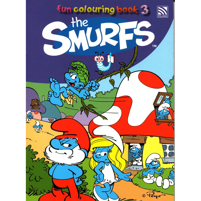 The Smurfs fun Colouring Book 3