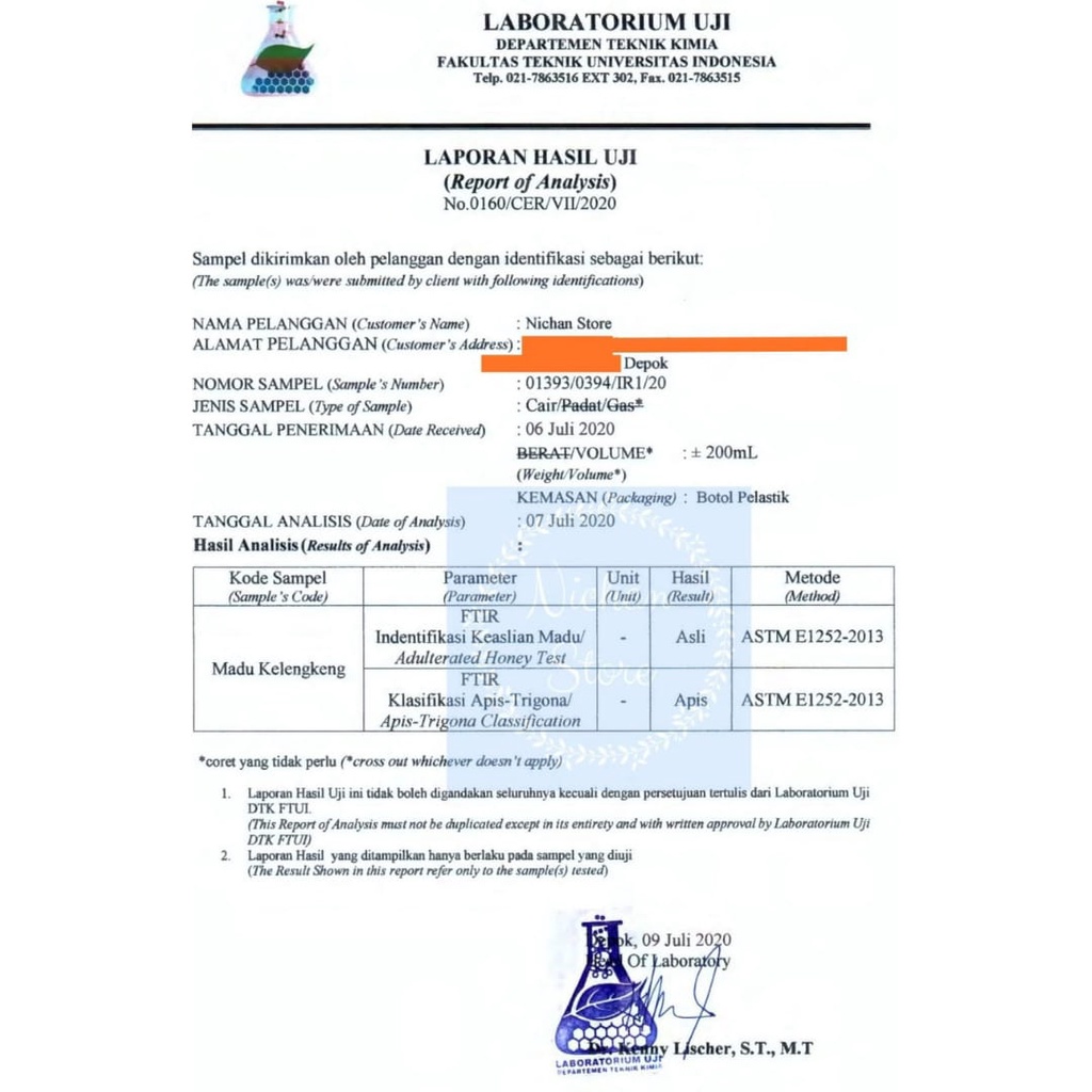 

Madu / Madu Asli / Madu Murni Kelengkeng Premium 1400 Gram