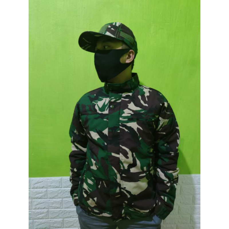 Jaket Loreng Malvinas ABG - jaket loreng hijau army