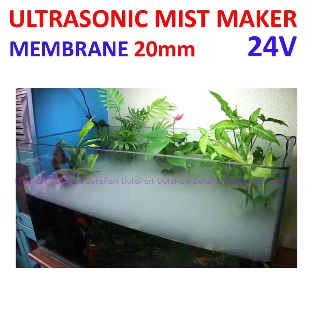 Ultrasonic Mist Maker Mesin Kabut Humidifier Pembuat Kabut Uap Fog