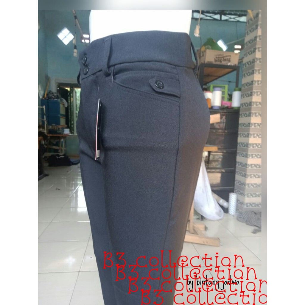 Office pants, Celana Panjang bahan kantoran  kerja Wanita