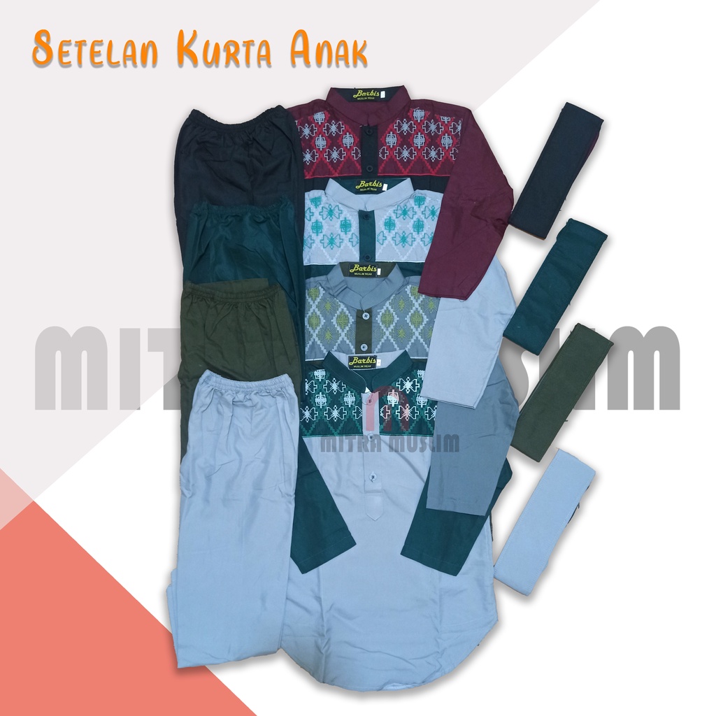 Baju Kurta Anak Laki Laki Setelan Koko Anak Laki Laki Umur 8 Sampai 13 Tahun