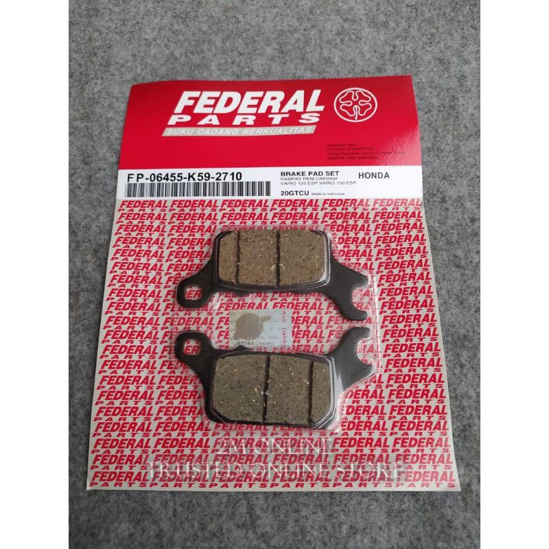 Kampas Rem Depan Honda New Vario 150 KALIPER TOKICO BUKAN NISSIN