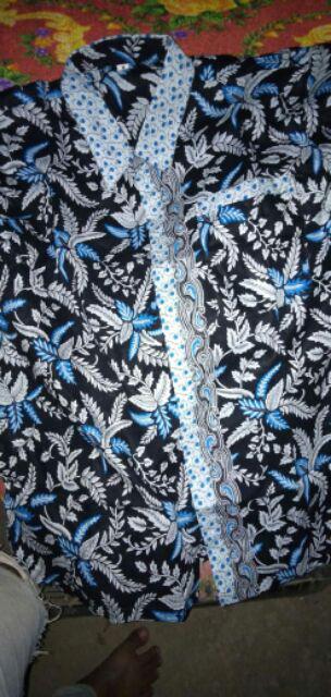 Bswart Batik Hrb026 Kenongo Hem Pendek Padi Pekalongan M L Xl Batik Pria Murah Modern Grosir