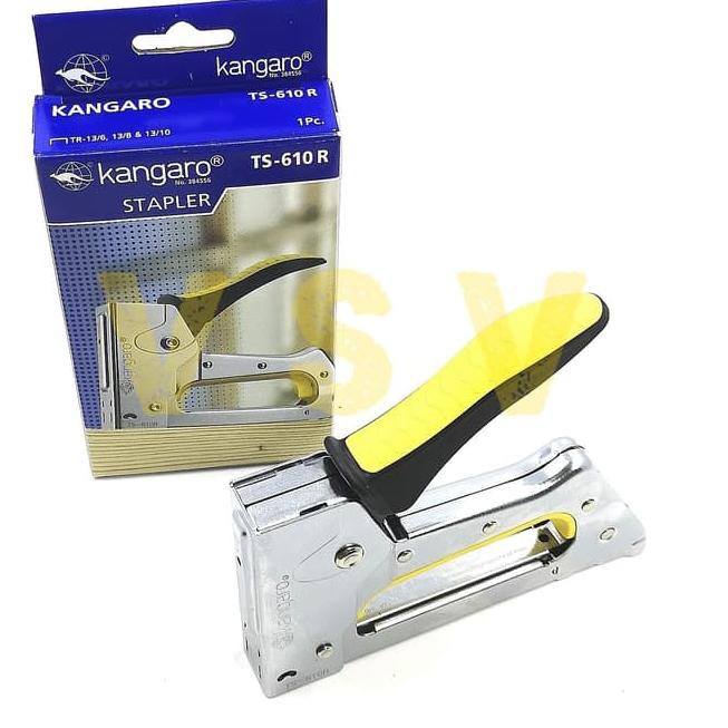 

Kangaro Stapler TS-610R / gun tacker / staples jok / staples tembak